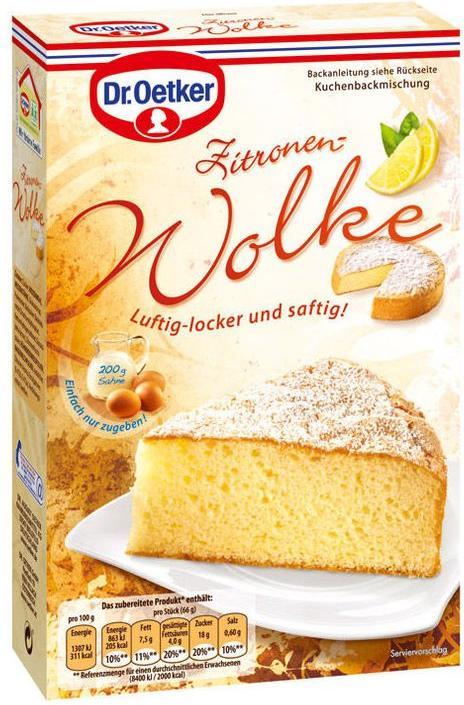 Dr. Oetker Lemon Cloud Cake (430 g)