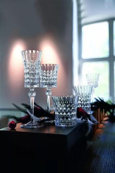 Actual product image Cristal d'Arques Glass Low 270ml Lady Diamond 6pcs (0.27 l, 6 x)