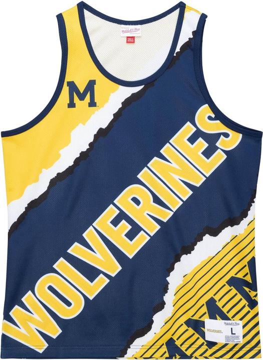 Immagine prodotto Mitchell & Ness Maglia da basket M&N JUMBOTRON Canotta Università del Michigan (XXL)