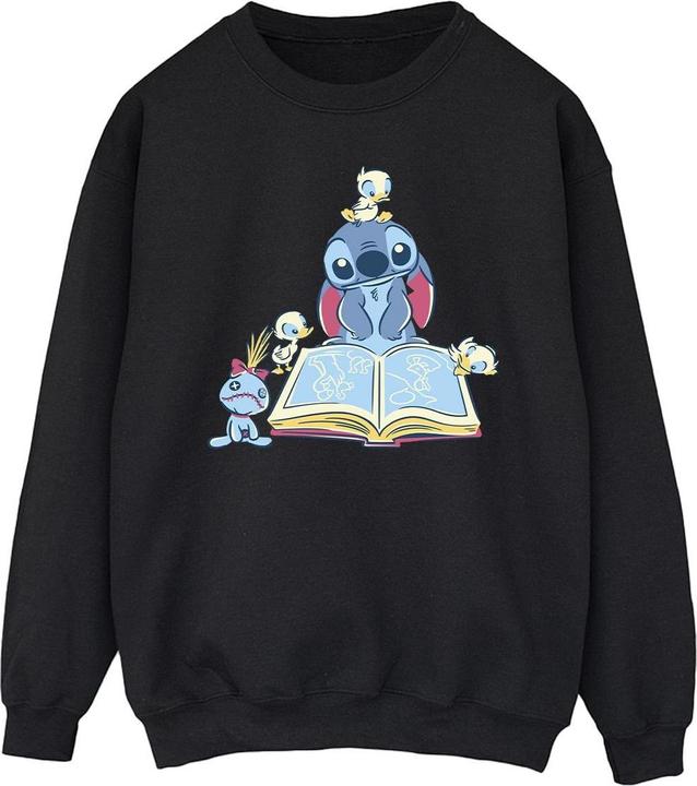 Produktbild Disney Lilo & Stitch Reading A Book Sweatshirt (M)