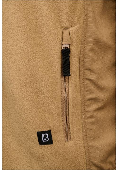 Actual product image Brandit Fleece ripstop outdoor jacket size 3XL colour camel (3XL)