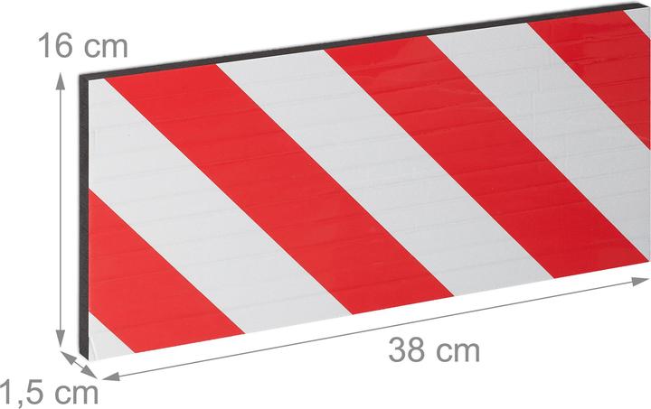 Actual product image Relaxdays 2x protections-garage-pour-voiture
