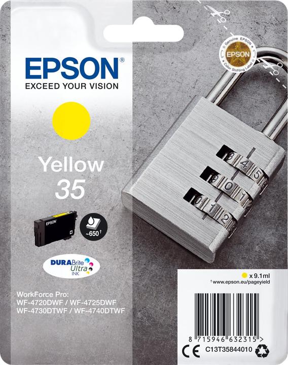 Immagine prodotto Epson Confezione Singola Giallo 35 (Y)