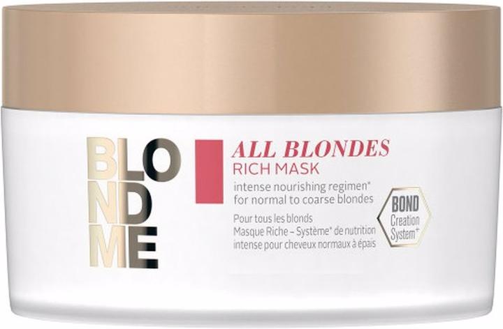 Actual product image Schwarzkopf Professional BlondMe All Blondes Rich Mask Mini 30ml (30 ml)