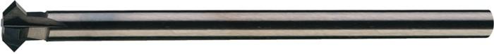 Actual product image Tecwerk Forward/backward deburrer nominal diameter 4 mm VHM TiAlN 45 deg no. of cutters 4 extra long (Slash 4, 100 mm)