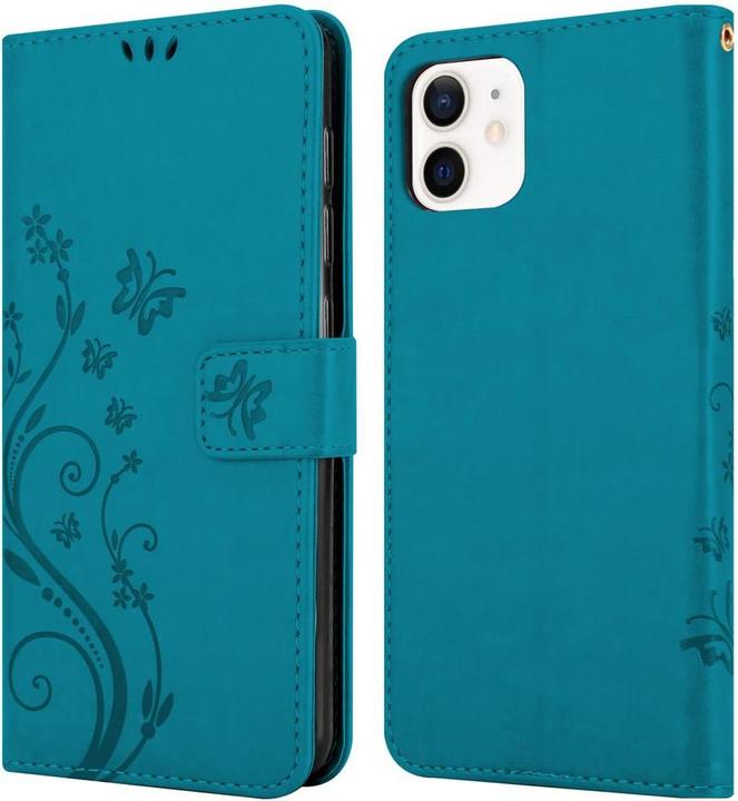 Image du produit Cadorabo Pochette Flower Book (Apple iPhone 12 mini)