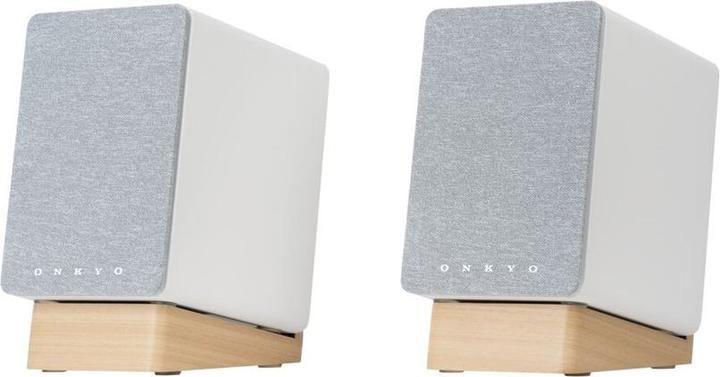 Image du produit Onkyo blanc, haut-parleur actif de bureau (Actif, Couples)