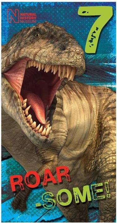 Immagine prodotto Biglietto d'auguri per il settimo compleanno di un dinosauro