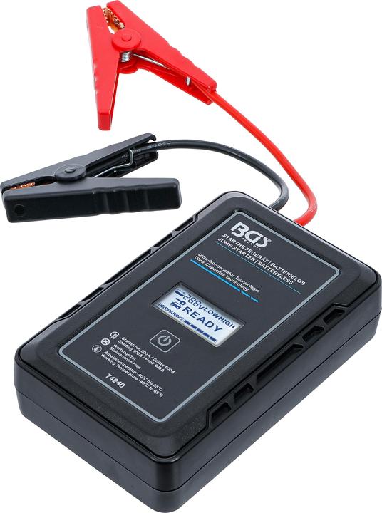 Actual product image BGS Jump Starter Batteryless with Ultra-Capacitor Technologie 12 V / 300 A / 600 A (600 A)