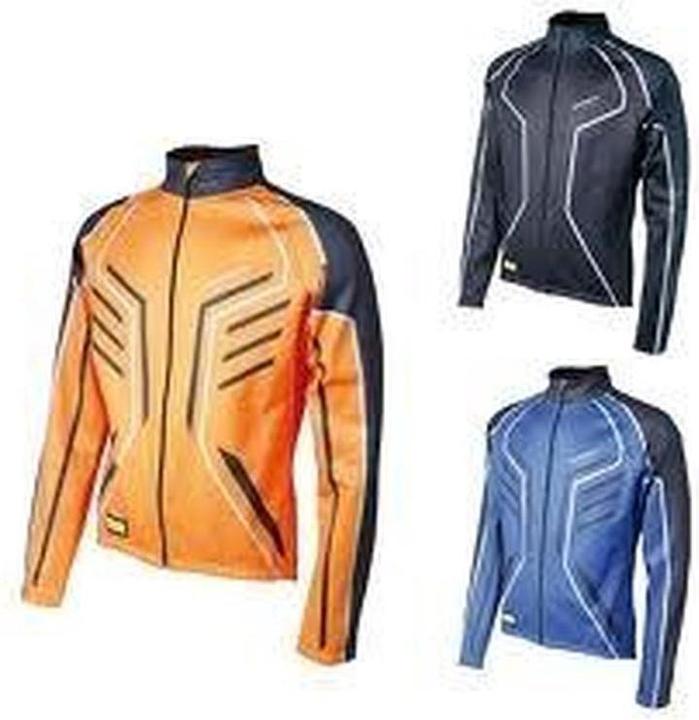 Immagine prodotto Shimano Windflex Jacke bedruckt Fahrrad Windjack Orangenmänner (S)
