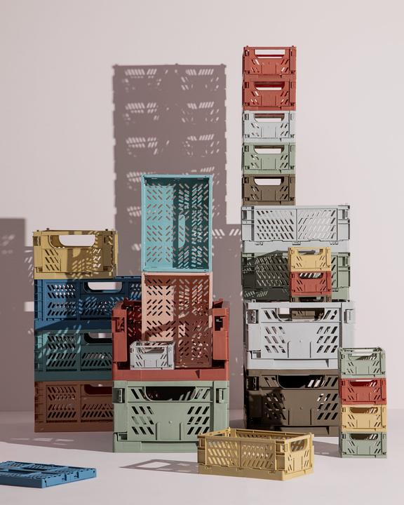 Actual product image Schou Storage Box foldable M (25.5 x 3 x 17 cm, 3.30 l)