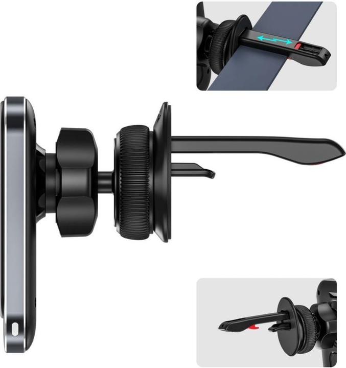 Immagine prodotto Tech-Protect Mm15w-V2 Caricatore Magnetico Magsafe Per Auto Con Supporto Wireless 15w Nero