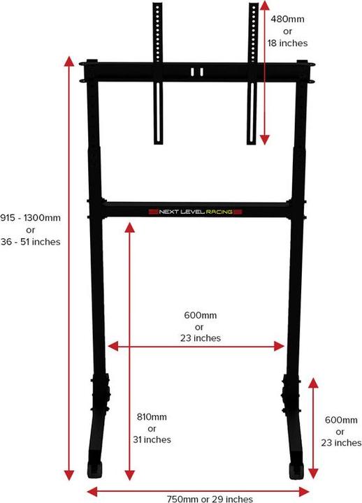 Produktbild Next Level Racing Free Standing Single Monitor