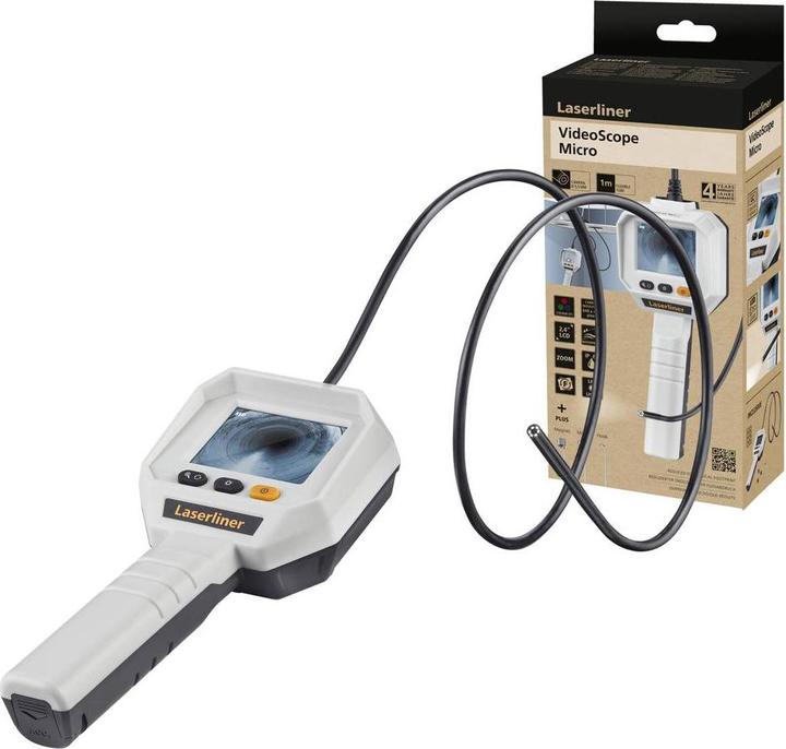 Image du produit Laserliner 082.259E Caméra d'inspection Ø de la sonde : 5.5 mm Longueur de la sonde : 1 m