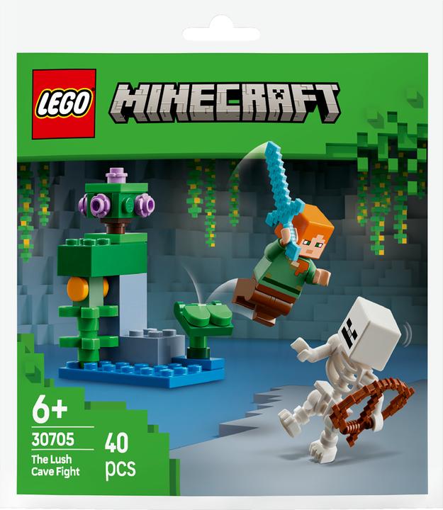 Produktbild LEGO Showdown in der Üppigen Höhle (30705, LEGO Minecraft)