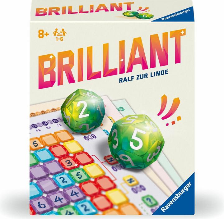 Ravensburger 23491 - Brilliant - Spiel für Würfelfans ab 8 Jahren - Gesellschaftsspiel geeignet (Multilingual)