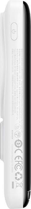 Productafbeelding Baseus Powerbank Magnetic 10000mAh 20W (wit) (10000 mAh, 20 W, 38.50 Wh)