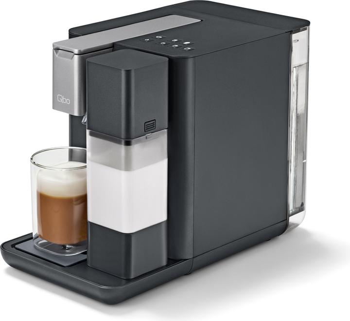 Actual product image Tchibo Qbo MILK MASTER Premium capsule machine with milk frothing function, Gently Grey
