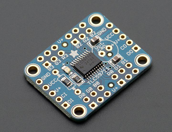 Image du produit Adafruit Driver LED PWM 12 canaux 16 bits SPI TLC59711 (Divers)
