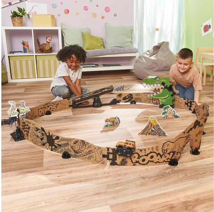 Actual product image VTech Car-Board Racers - Dino Adventure Set