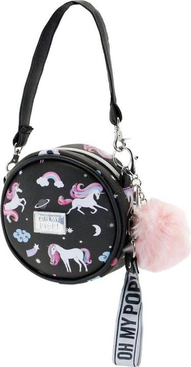 Image du produit Oh My Pop! Petit sac rond à bandoulière Licorne