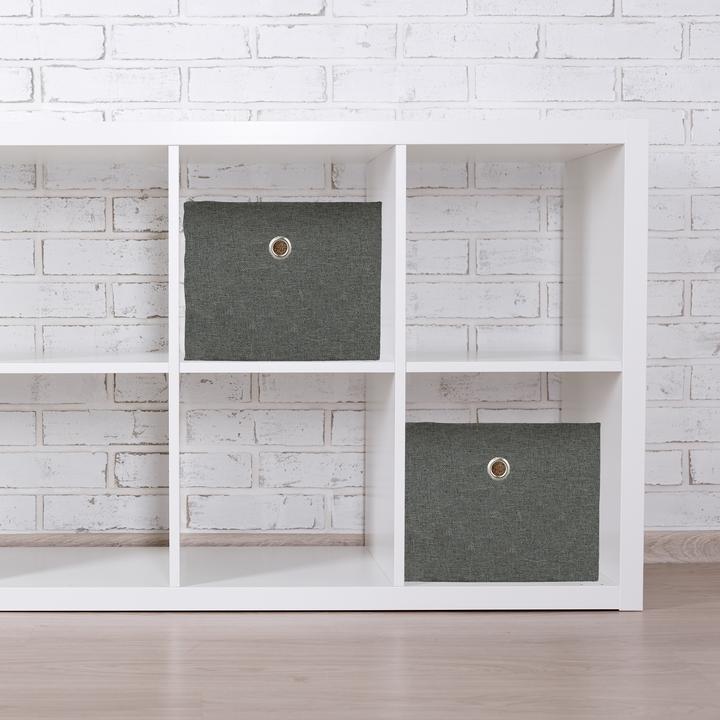 Immagine prodotto Relaxdays 2x scatola portaoggetti (20,5 x 25 x 16 cm, 8.20 l)