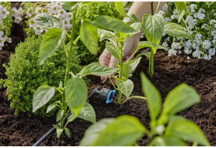 Produktbild Gardena Regulierbarer Reihentropfer (5x) (Tropfbewässerung Tropfer)