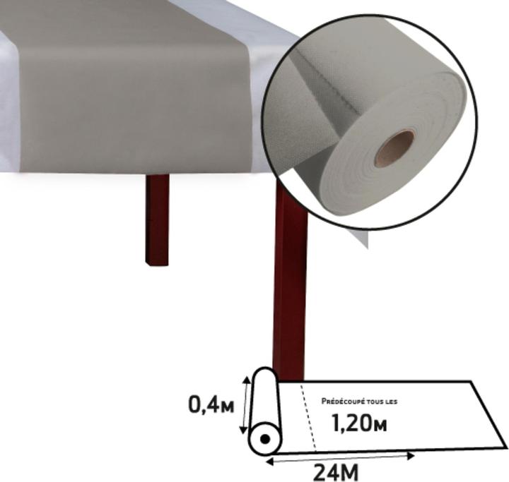Produktbild PROnappe Tischl„ufer Spunbond, grau
