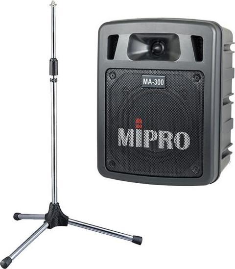 Mipro MA-300 Mobiles Beschallungssystem mit Stativ (Aktiv, 1x 60 W)