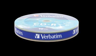 Produktbild Verbatim 10 x CD-R 700MB (80 Min) 52x (10 x)