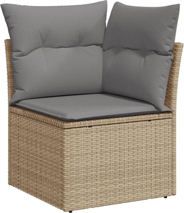 Produktbild VidaXL Gartenmöbel Sofa Garnitur Gartengarnitur Garten Sitzgruppe 10-tlg. Beige