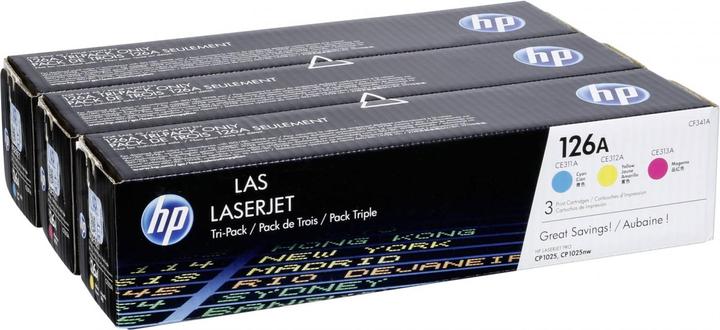 Actual product image HP 126a (M, C, Y)