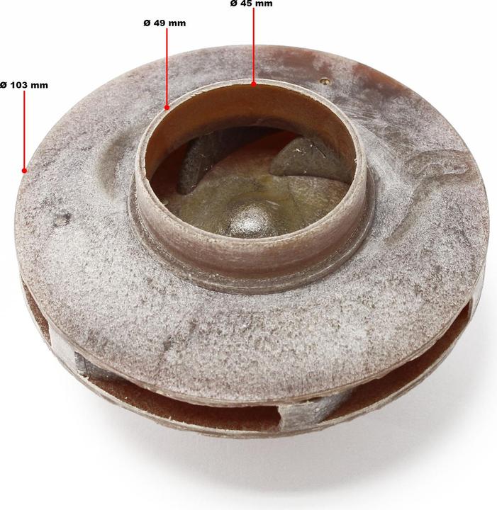 Produktbild SunSun Schwimmbadpumpe HZS-750 Ersatzteil Impeller Flügelrad Poolpumpe Pumpe
