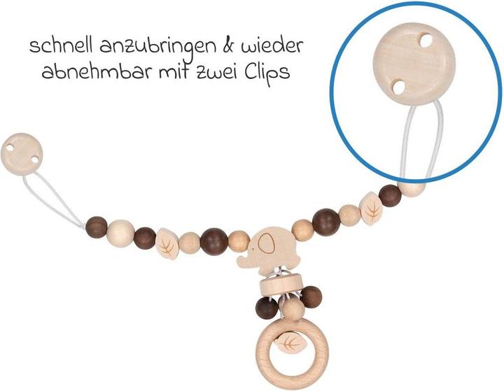 Produktbild Goki Kinderwagenkette Elefant