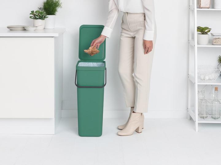 Image du produit Brabantia Seau de recyclage Sort & Go 40 l, vert (40 l)