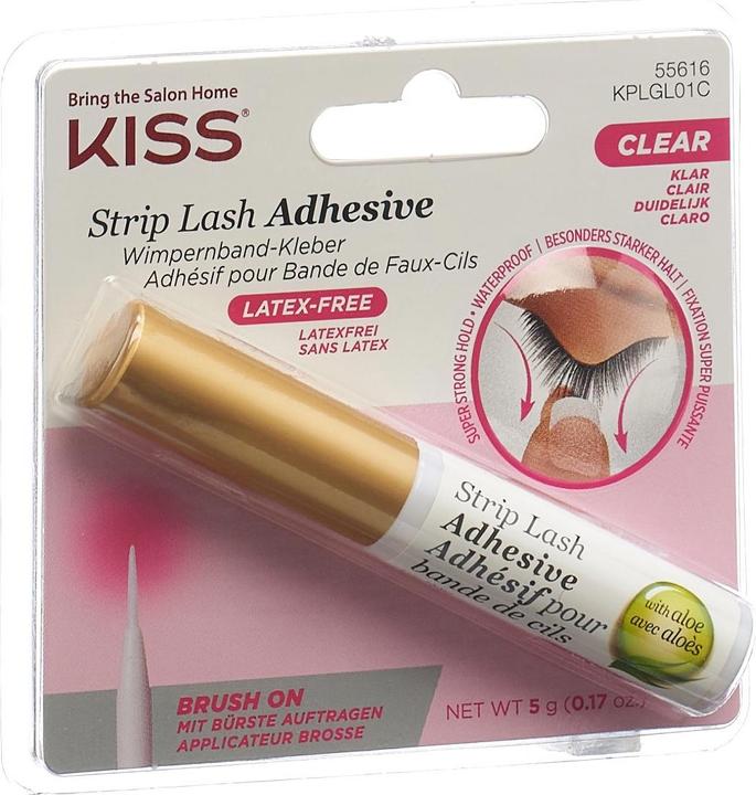 Produktbild KISS 24 HR Strip Eyelash adhesive clear (Wimpernkleber)