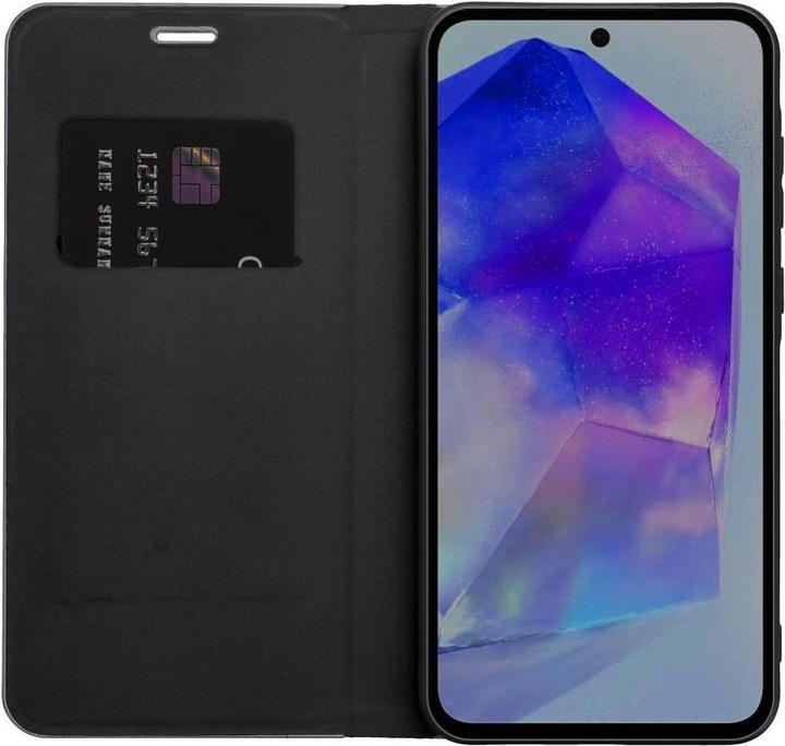 Actual product image Partner Telecom Book case OEM LUNA Book Carbon for HUAWEI P30 Pro black (Huawei P30 Pro)