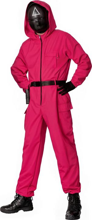 Actual product image Bandai Squid Game Wächter Kostüm pink - Fasching Halloween (XXL)