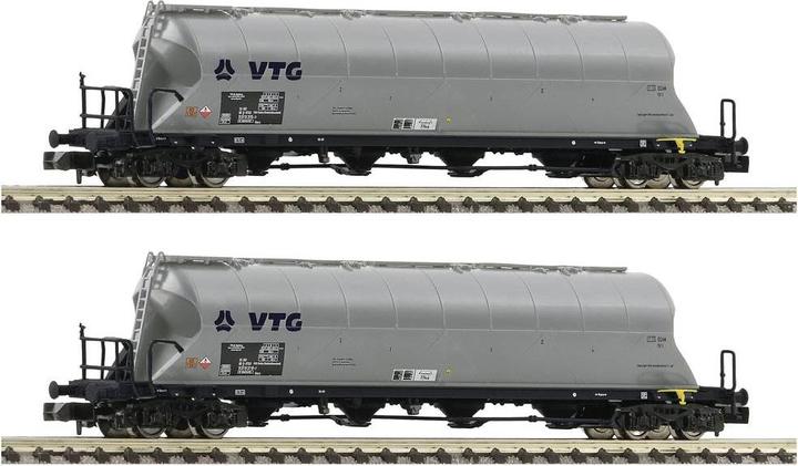 Actual product image Fleischmann 6660003 N Set of 2 VTG dust silo wagons (Track N)