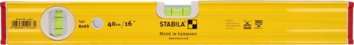 Actual product image Stabila Spirit level Type 80 AS (40 cm)