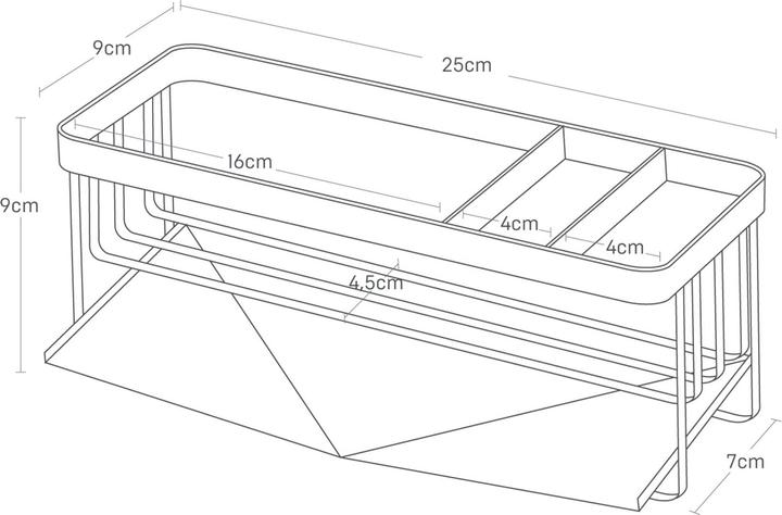Produktbild Yamazaki Spülbecken-Organizer mit Abfluss TOWER