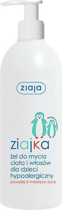Ziaja Ziajka Body And Hair Washing Gel For Children Hypoallergenic 400Ml (Körpergel, 400 ml)