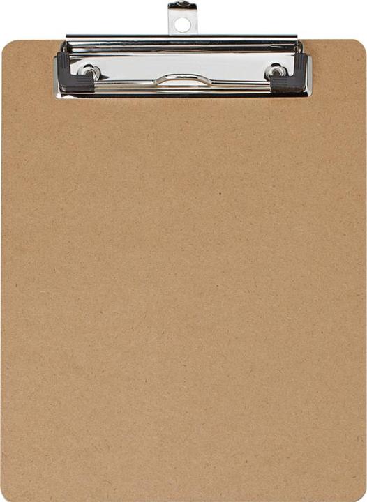 Image du produit Maul Planchette à pince MAULbasic, en bois dur, DIN A5 vertical (16 x 24 x 1,5 cm)