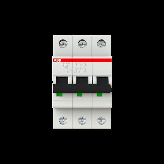 Immagine prodotto ABB S203M-B32 Interruttore automatico 32A pro M compatto a 3 poli