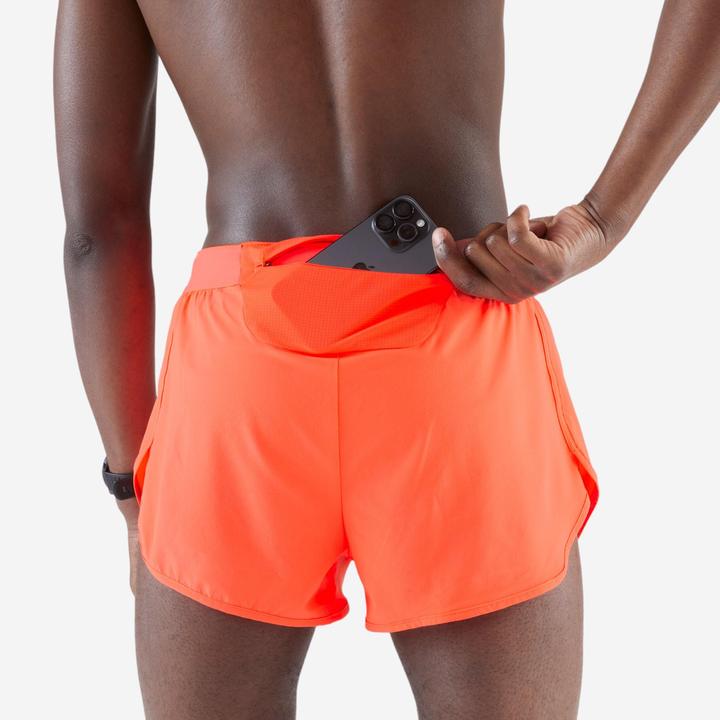 Produktbild Kiprun Men's Running Shorts - Run 500 split comfort - Orange (XL)