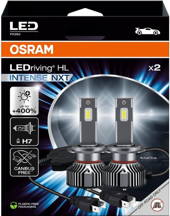 Actual product image Osram LEDriving Off-Road LED Intense H7/H18/12V/21W PKW, Länge (H7)