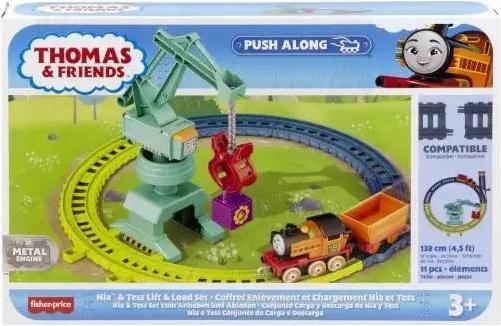 Actual product image Mattel Thomas & Friends - Set Carico e Scarico Nia e Tess