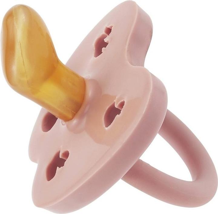 Produktbild Hevea Schnuller Baby Blush Naturkautschuk - Ente, kiefergerecht (ab 3 Monaten) (ab 3 Monaten)