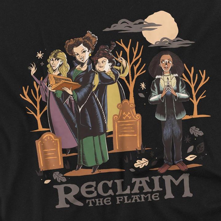 Actual product image Universal Textiles Unisex Adult Reclaim The Flame Sanderson Sisters T-Shirt (M)