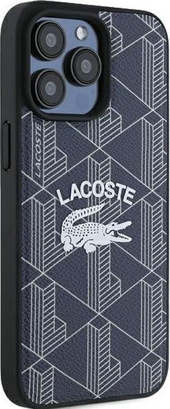 Produktbild Lacoste LCHMP15XPIGV iPhone 15 Pro Max 6.7" granatowy/navy hardcase Monogram Vintage Logo MagSafe (Apple iPhone 15 Pro Max)